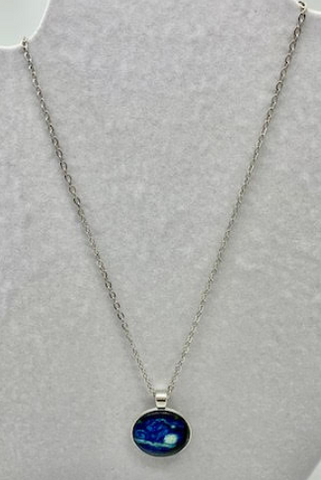 Van Gogh Starry Night necklace