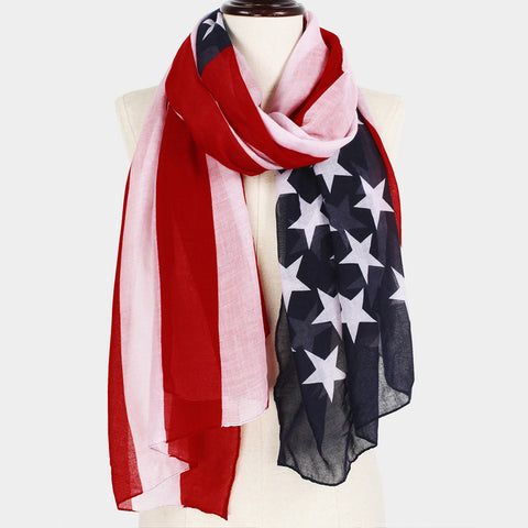 American Flag Scarf