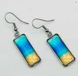 Beach at Sunrise earrings