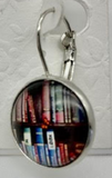 Book Earring Lever Back