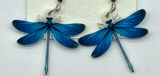 Dragonfly Blue wire  Earrings