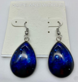 Galaxy Painted Handcraft wire earring