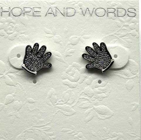Hand Post Earrings