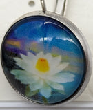 Lotus Flower Earrings Lever back