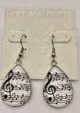 Music wire earring