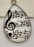 Music wire earring