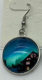 Northern Lights Cabin wire earring