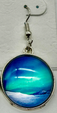 Northern Lights round wire earrings