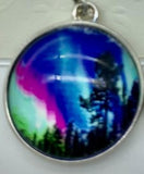 Northern Lights Rainbow wire earring