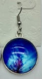 Northern Lights with Tree wire earring