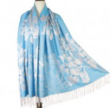 Pashmina Peony Sky Blue