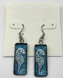 Seahorse wire earrings