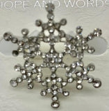 Snowflake pin with Star middle