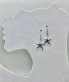 Starfish wire earrings