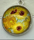 Sunflower Multi wire earrings