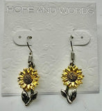 Sunflower vintage wire earring AE1102718915