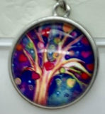 Tree of hearts earrings