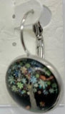 Tree of Life with Laughing animals Lever back earring