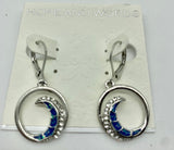 Wave earrings lever-back