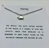 Whale family Necklace