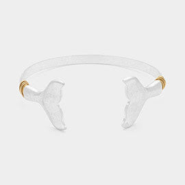 White Tail Cuff Bracelet