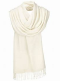 Pashmina Shawl white A01-2