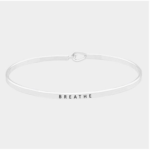 Breathe Message Bracelet