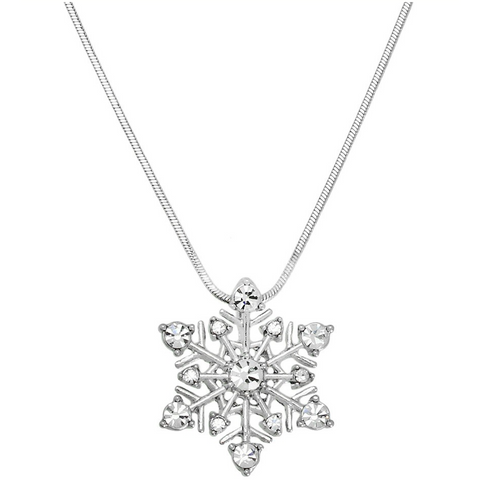 Snowflake Pendant Necklace LAP0415