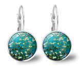 Van Gogh Earrings Almond Trees  VGALBE100