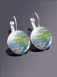 Monet More Lily Pond Lever Back Earrings